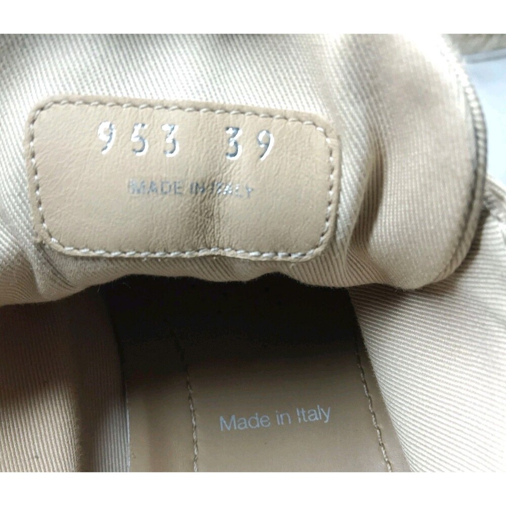 Prada Espadrilles Platform Shoes Beige Canvas  Sneakers Women's Size 39 - Picture 9 of 15